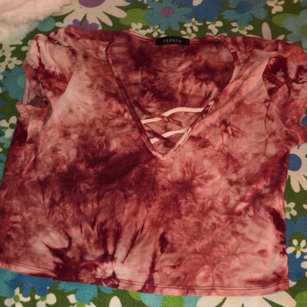 Tie-dye crop